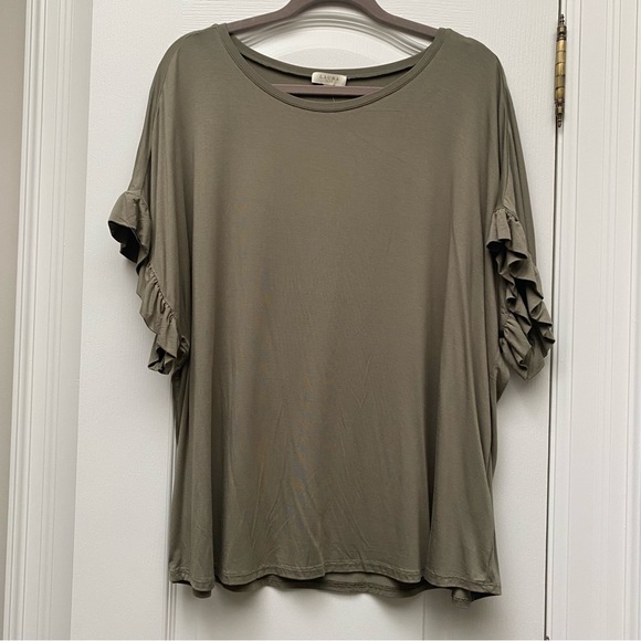 Laura T-Shirt With Ruffle Sleeves - Picture 2 of 4